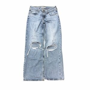 Levi’s Superlow Y2K Low Rise Jeans Size 28 Distressed